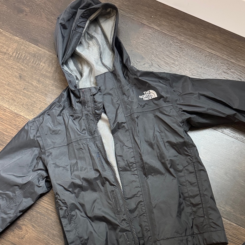 The North Face Kids black Raincoat